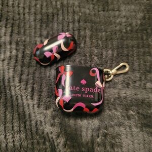 Kate Spade Airpod Case with Pink and Red Accents